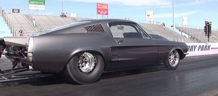 2500hp turbo charged pro street 1967 mustang fastback helleanor