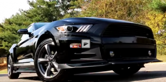 black on black 2015 ford mustang rs v6 roush performance up close