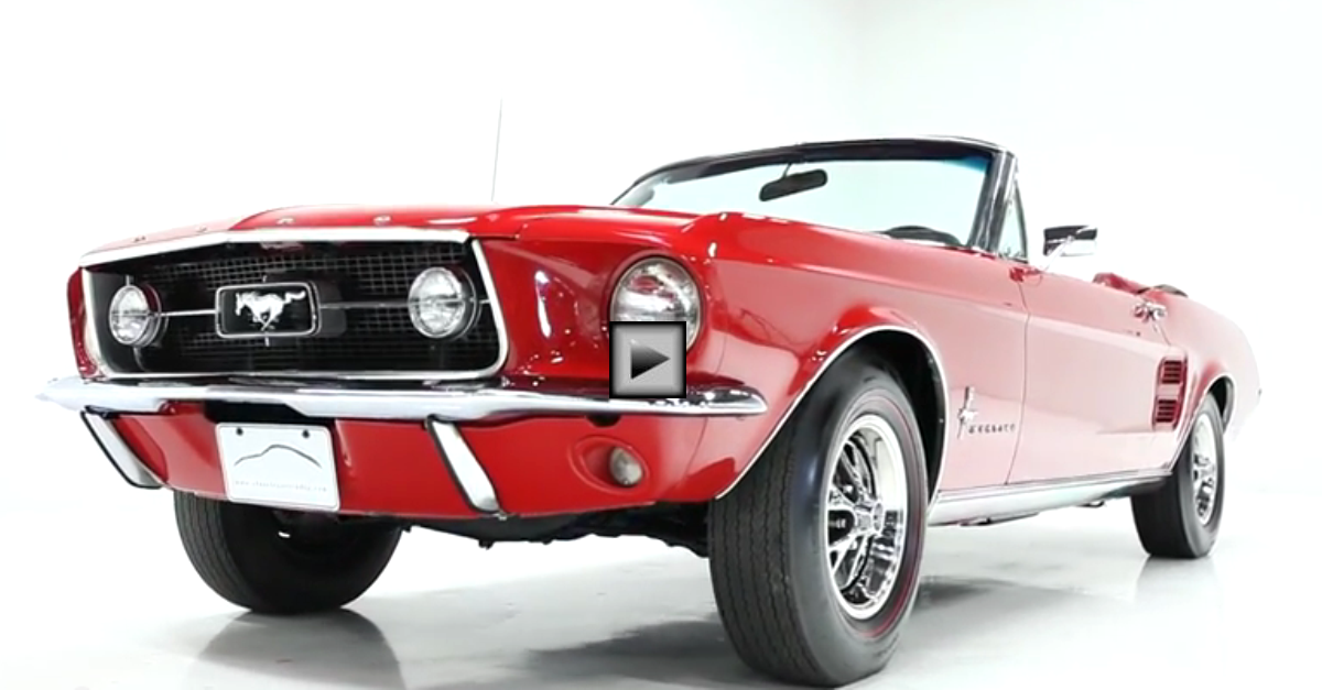 restored 1967 ford mustang convertible