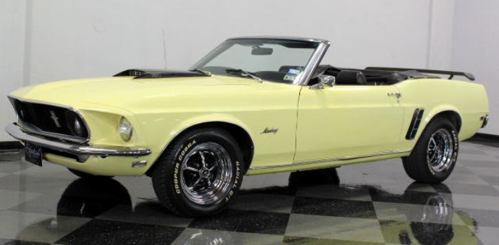 1969 ford mustang convertible 351 windsor