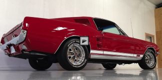 Candy apple red 1967 ford mustang 390 s-code coupe