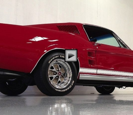 Candy apple red 1967 ford mustang 390 s-code coupe