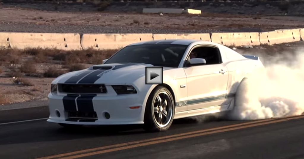 Ford shelby gt burnout