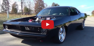 pro charged plymouth cuda custom fat fish