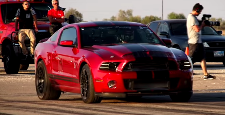 1000hp shelby cobra mustang 217mph texas mile