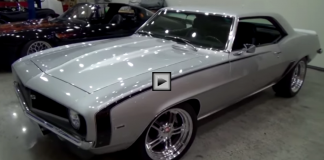 big block 1969 chevy camaro resto rod