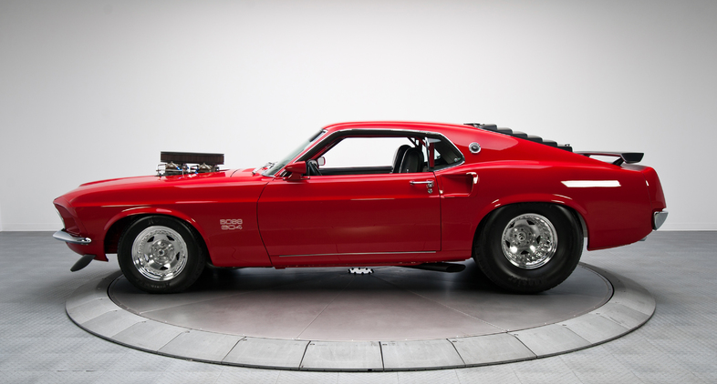 pro street 1969 ford mustang boss