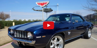 1969 chevrolet camaro ss 350 v8