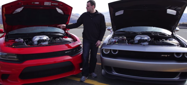 Charger Vs Challenger 1400hp Hellcat Battle Hot Cars