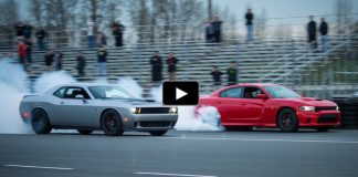 2015 dodge charger hellcat vs dodge challenger hellcat