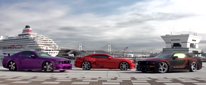 american muscle cars tokyo auto salo 2015 lexani meet