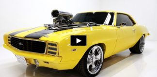 blown 1969 chevy camaro rs ss resto mod