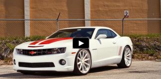 chevy camaro ss on vossen wheels
