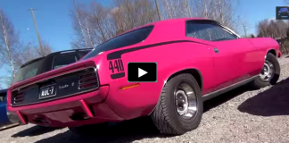 panther pink 1970 plymouth cuda 440