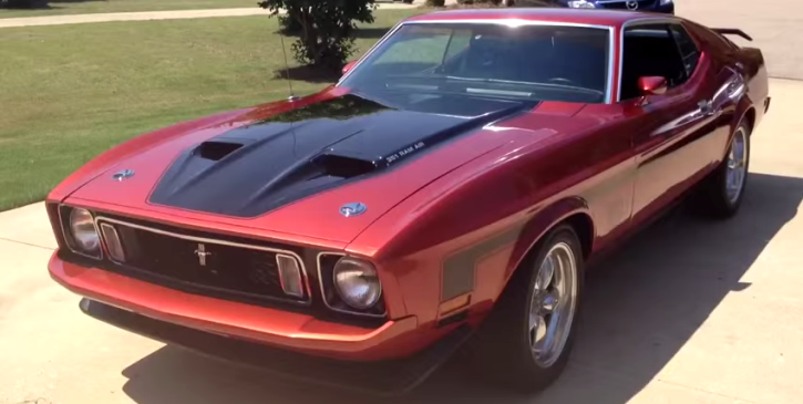 restored 1973 ford mustang mach1 351