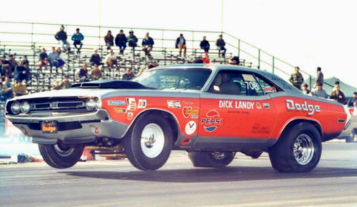 dick landy and the 1971 pro stock challenger
