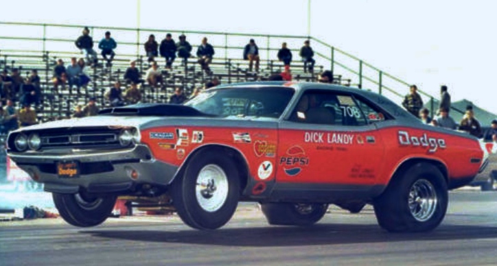 dick landy and the 1971 pro stock challenger
