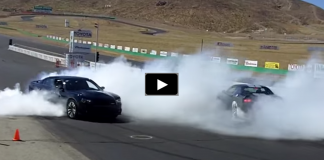 dodge charger vs dodge challenger burnout