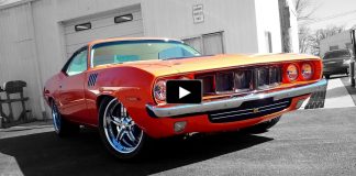 pro touring hemi cuda muscle car