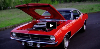 plymouth hemi cuda muscle car on hot cars