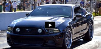 twin turbo ford mustang muscle car
