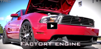 twin turbo ford mustang muscle car