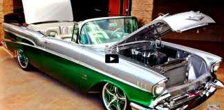 custom 1957 chevy bel air convertible on hot cars