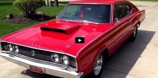 pro street 1966 dodge charger muscle car