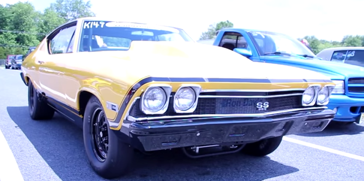 big block chevy chevelle muscle car
