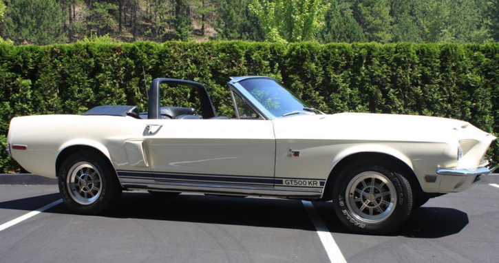 original 1968 mustang shelby gt500kr convertible on hot cars