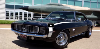 l89 optioned 1969 chevy camaro ss muscle car
