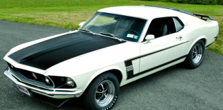 wimbledon white 1969 ford mustang boss 302 on hot cars
