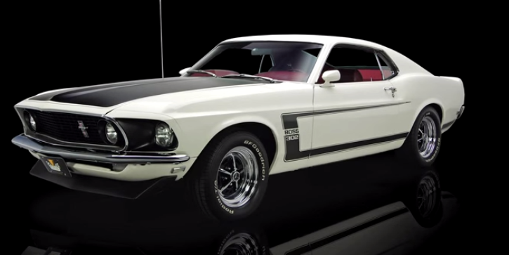 wimbledon white 1969 ford mustang boss 302 on hot cars