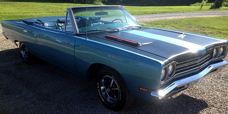 1969 plymouth road runner 383 convertible on hot cars