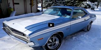 restored 1971 dodge challenger on hot cars