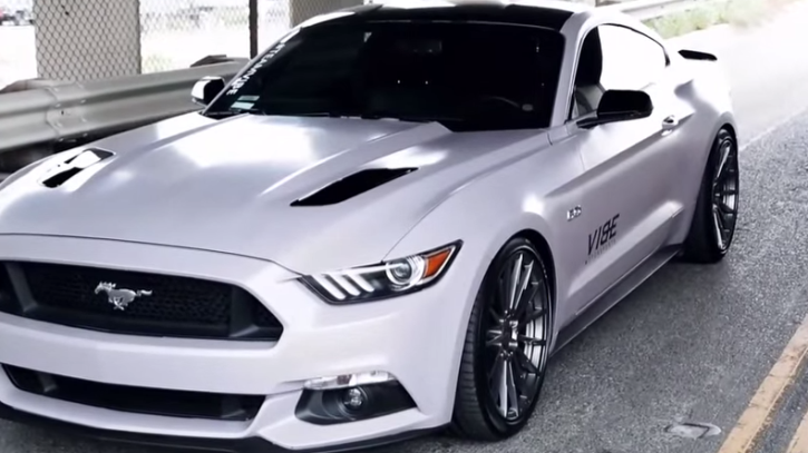 2015 ford mustang gt on ace devotion wheels