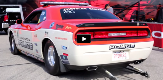 dodge challenger drag racing muscle car