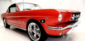 torch red 1965 ford mustang fastback on hot cars