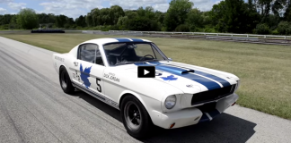 restored 1965 mustang shelby gt350 r on hot cars