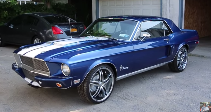 eleanor style 1968 ford mustang resto-mod