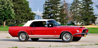 1968 ford mustang shelby gt350 convertible on hot cars