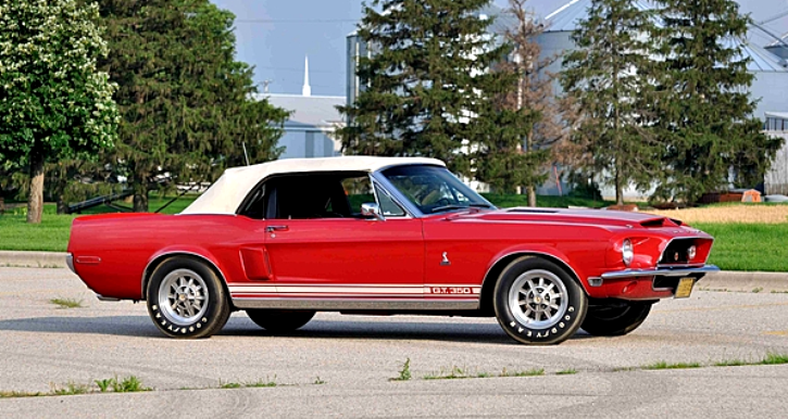 1968 ford mustang shelby gt350 convertible on hot cars