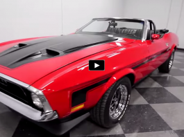 red 1971 ford mustang convertible on hot cars