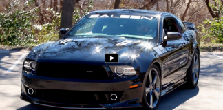 2014 ford mustang saleen 302 black laebl