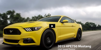 hennessey 2015 ford mustang hits 207 mph