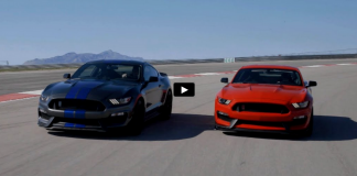 2016 shelby gt350 mustangs on the track