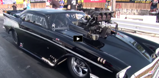 blown 1957 chevy pro mod on hot cars