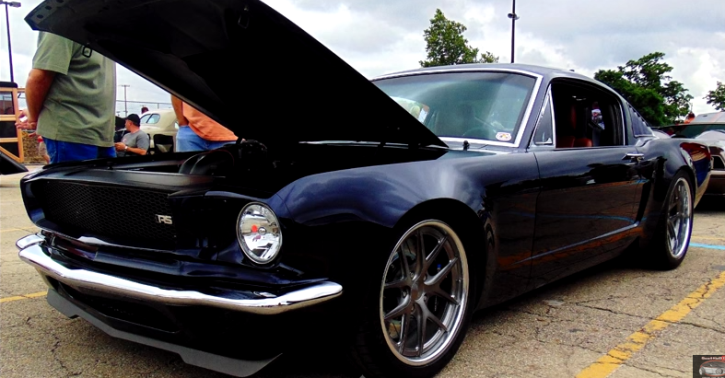 custom 1965 ford mustang by the roadster shop