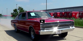 red 1966 dodge charger 426 hemi review & test drive