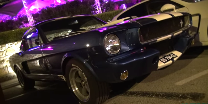 sapphire blue 1966 mustang shelby gt350 on hot cars
